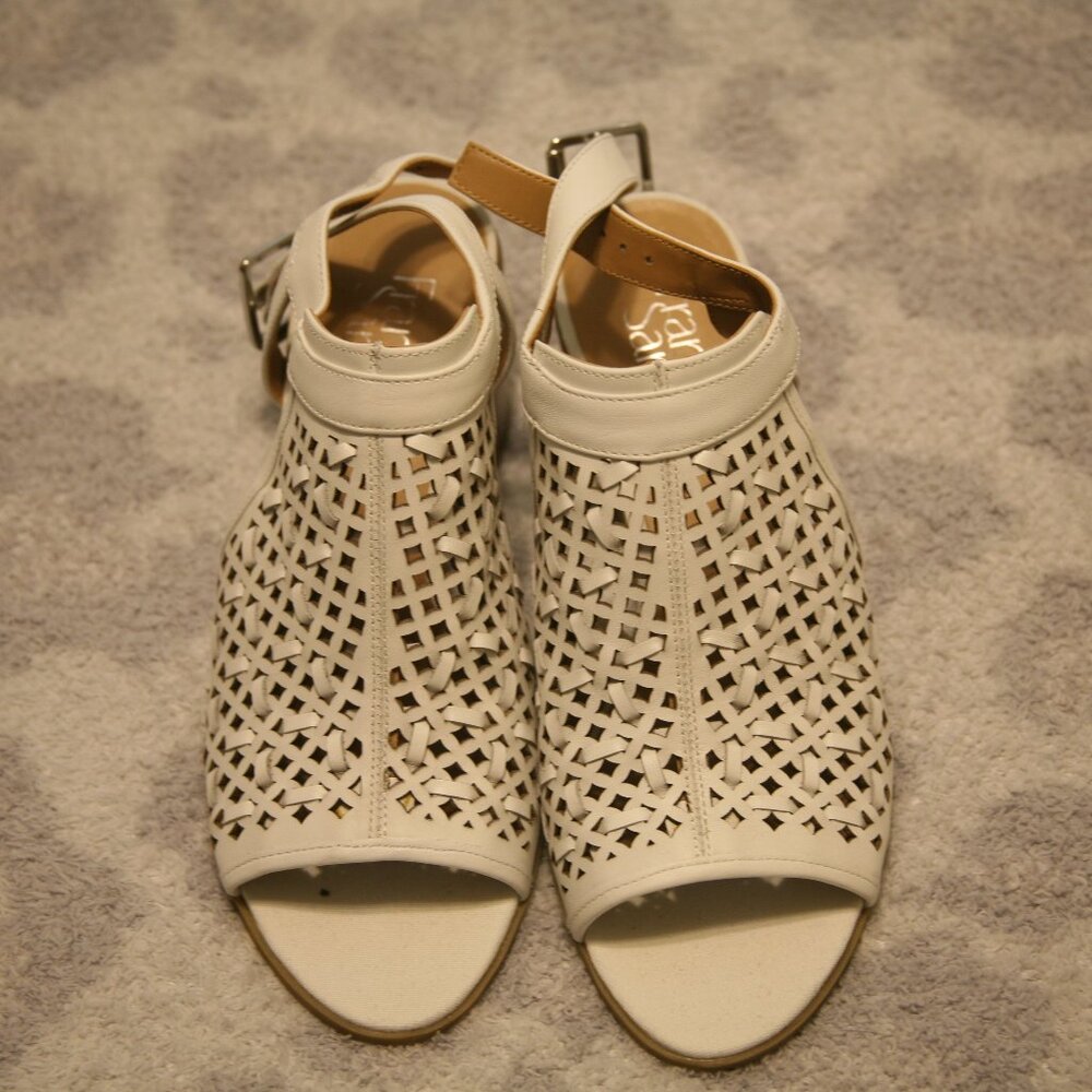 Franco Sarto Women's High Heal Sandals, Size 9, White